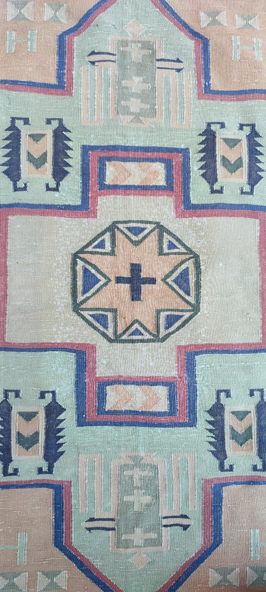 Tapis kilim indien Dhurrie -photo-4