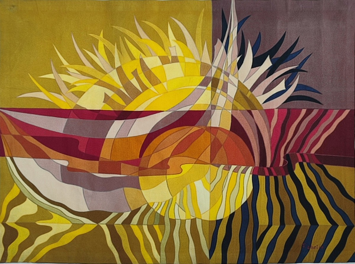 Tapisserie en feutre Fabrice années 60