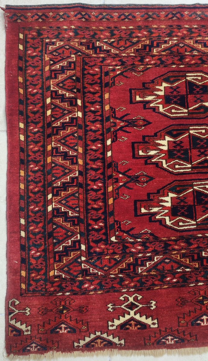 Antique Chuvál Rug From Turkmenistan -photo-2
