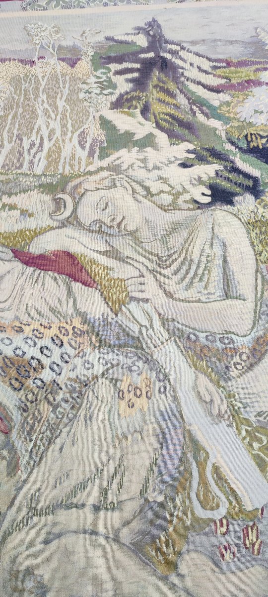 Tapestry Based On A Design By Maurice Brianchon -photo-2