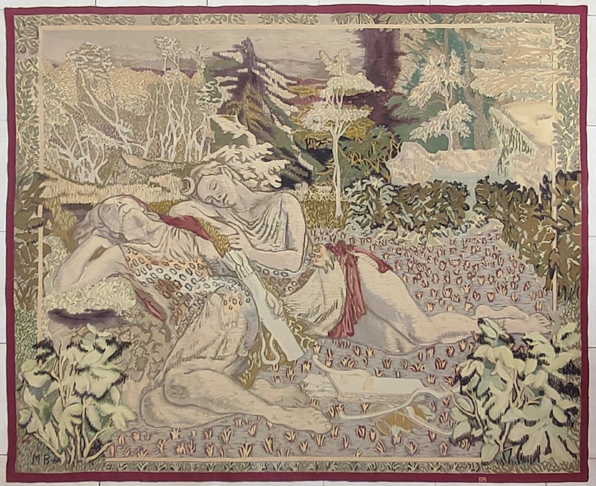 Tapestry Based On A Design By Maurice Brianchon 