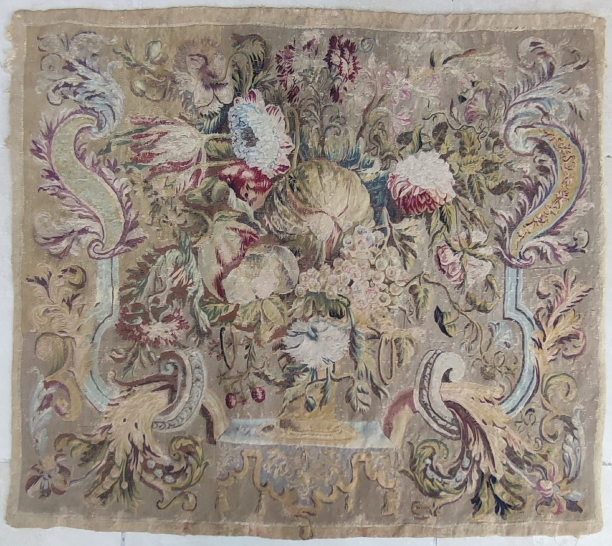 Tapisserie en soie Beauvais 