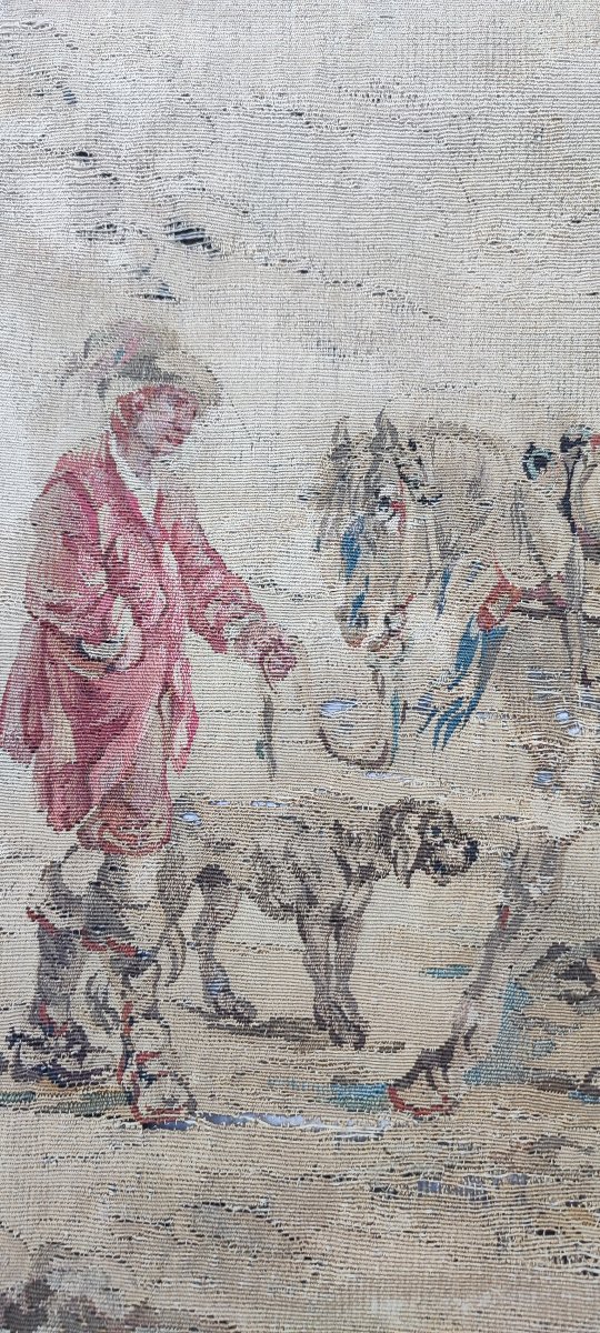 Pair Of Tapestry Fragments -photo-2