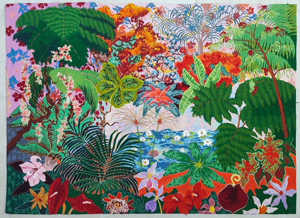 Tapisserie d'après un carton de Raymond Riec 
