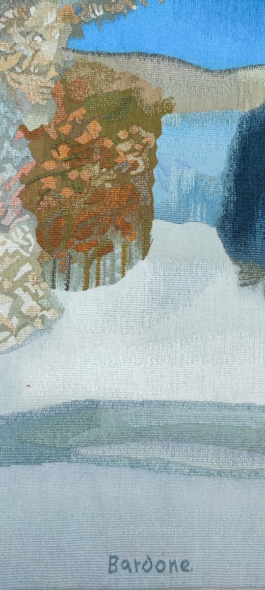 Tapisserie d'après un carton de Guy Bardone ( 1927-2015)-photo-2