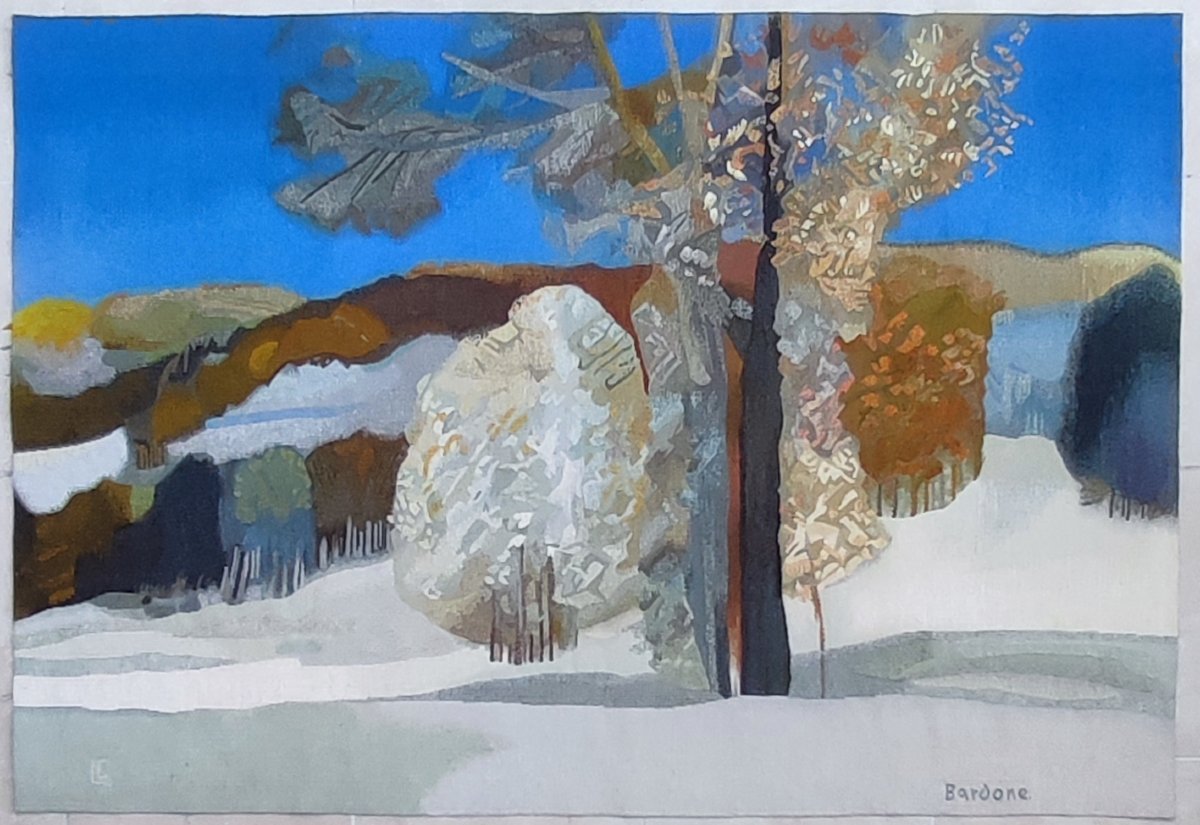 Tapisserie d'après un carton de Guy Bardone ( 1927-2015)