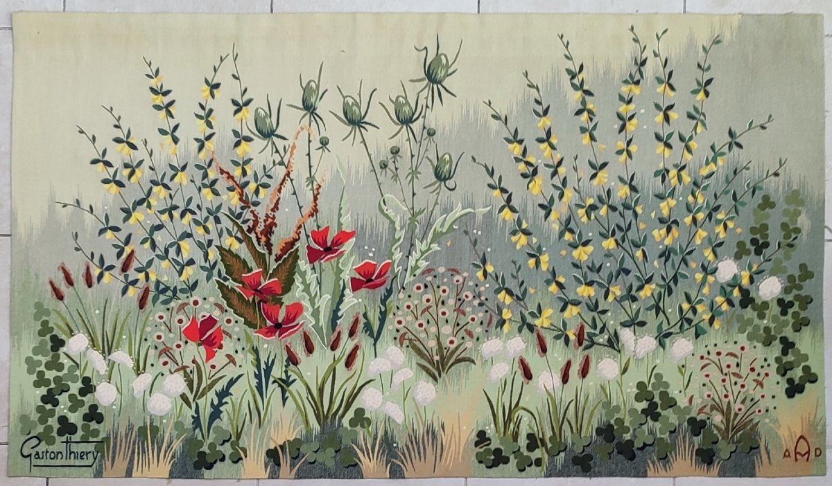 Tapisserie d'Aubusson d'après un carton de Gaston Thierry 