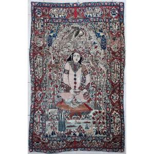 19th Century Kirman Persian Rug 