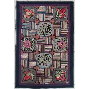 Tapis Américain hooked 