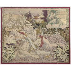 Tapisserie d'après un carton de Maurice Brianchon 