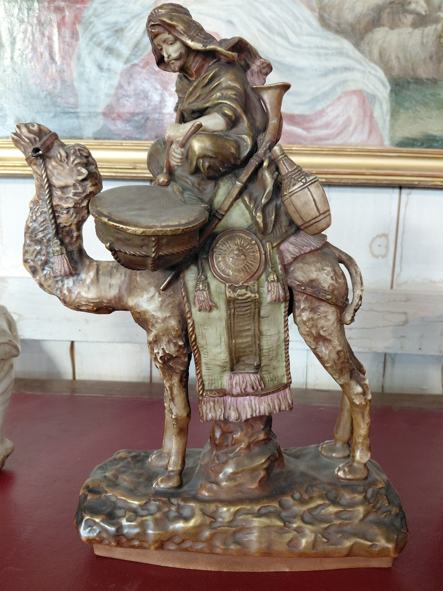 Biscuit polychrome Orientaliste-photo-2