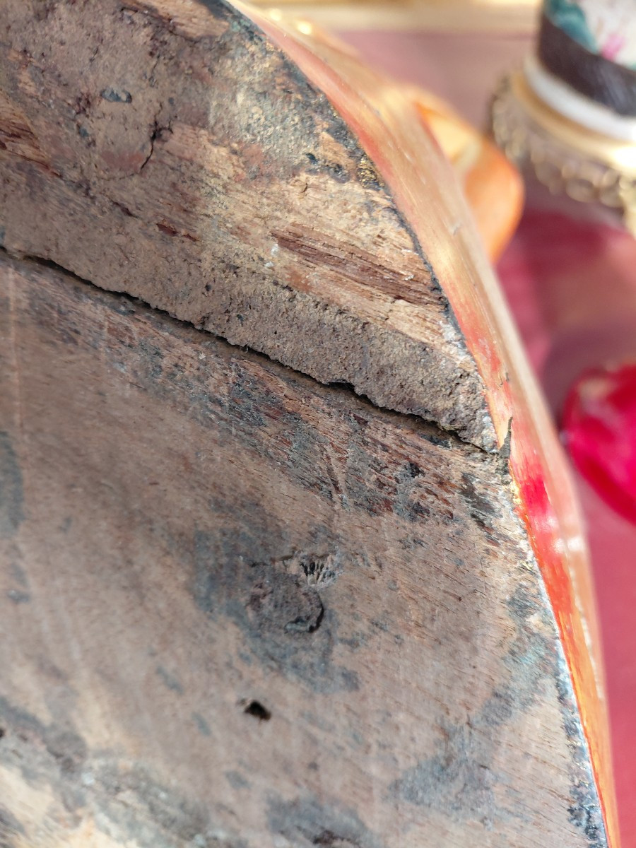 Burmese Buddha In Gilded Wood-photo-5