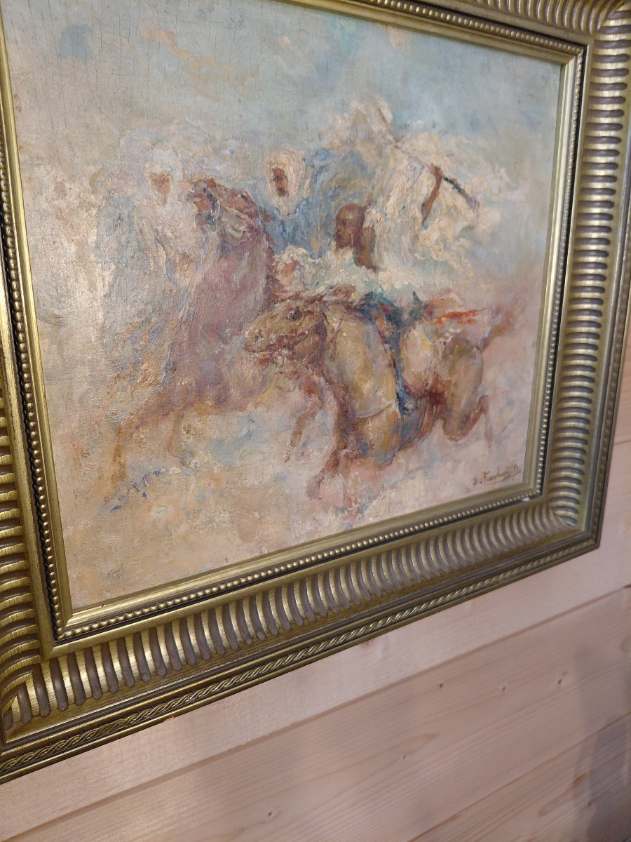 Orientalist Painting E.verschaffelt-photo-3