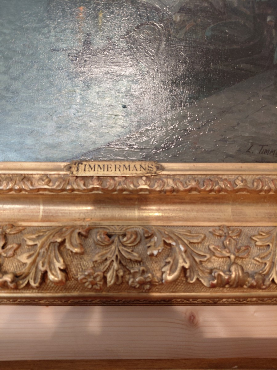Tableau Marine Obscure XIX Eme-photo-1