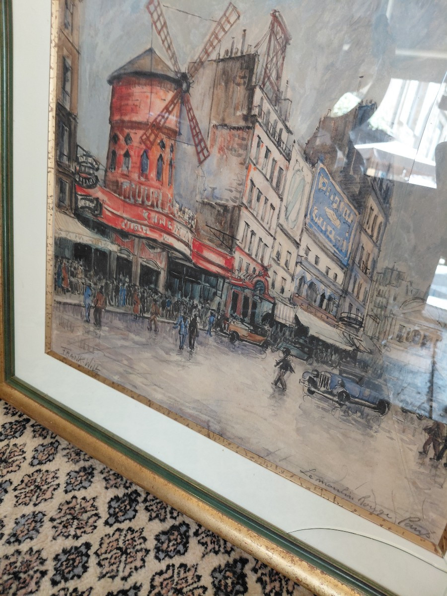 Watercolor View Of Paris Franck Will-photo-4