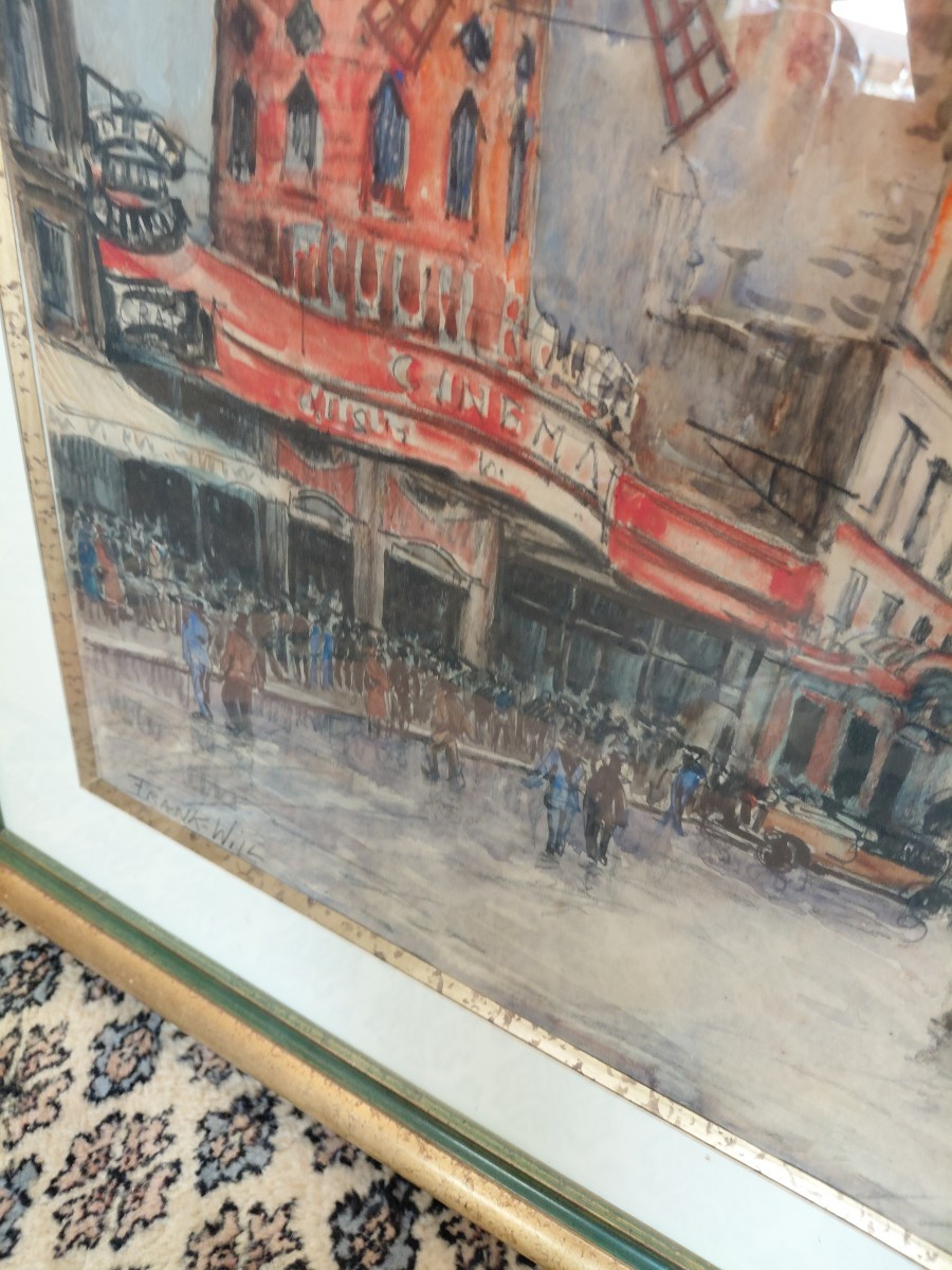 Watercolor View Of Paris Franck Will-photo-2