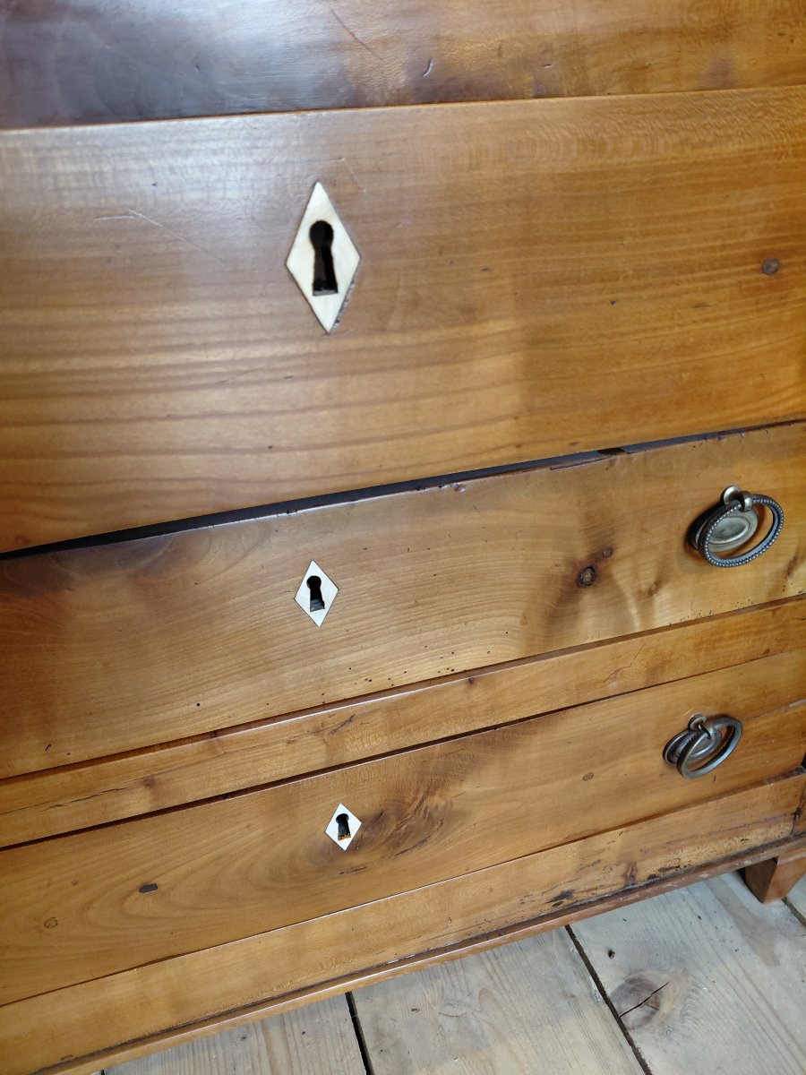 Small Louis XVI-era Writing Desk Made Of Cherry Wood-photo-4