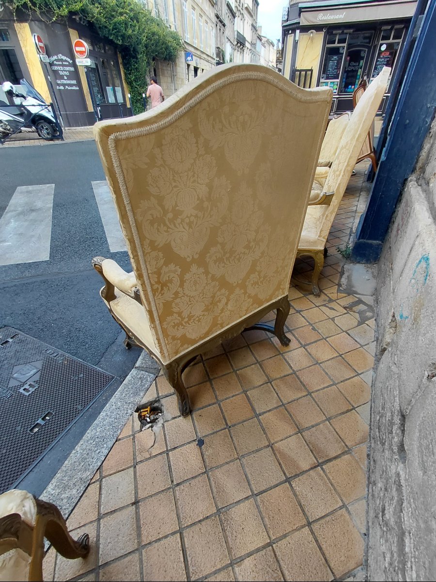 Ensemble fauteuils régence XIX eme-photo-8