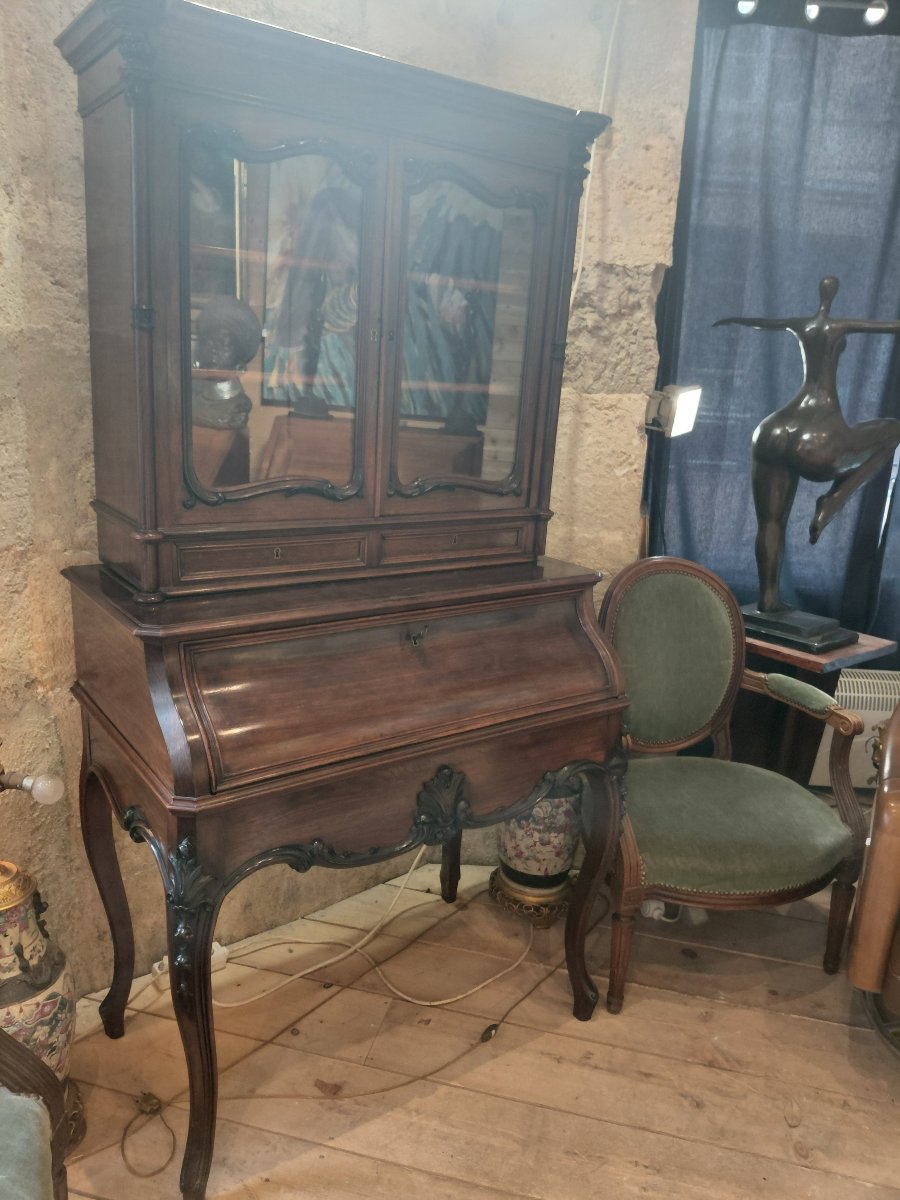 Napoleon III Rosewood Display Desk-photo-2