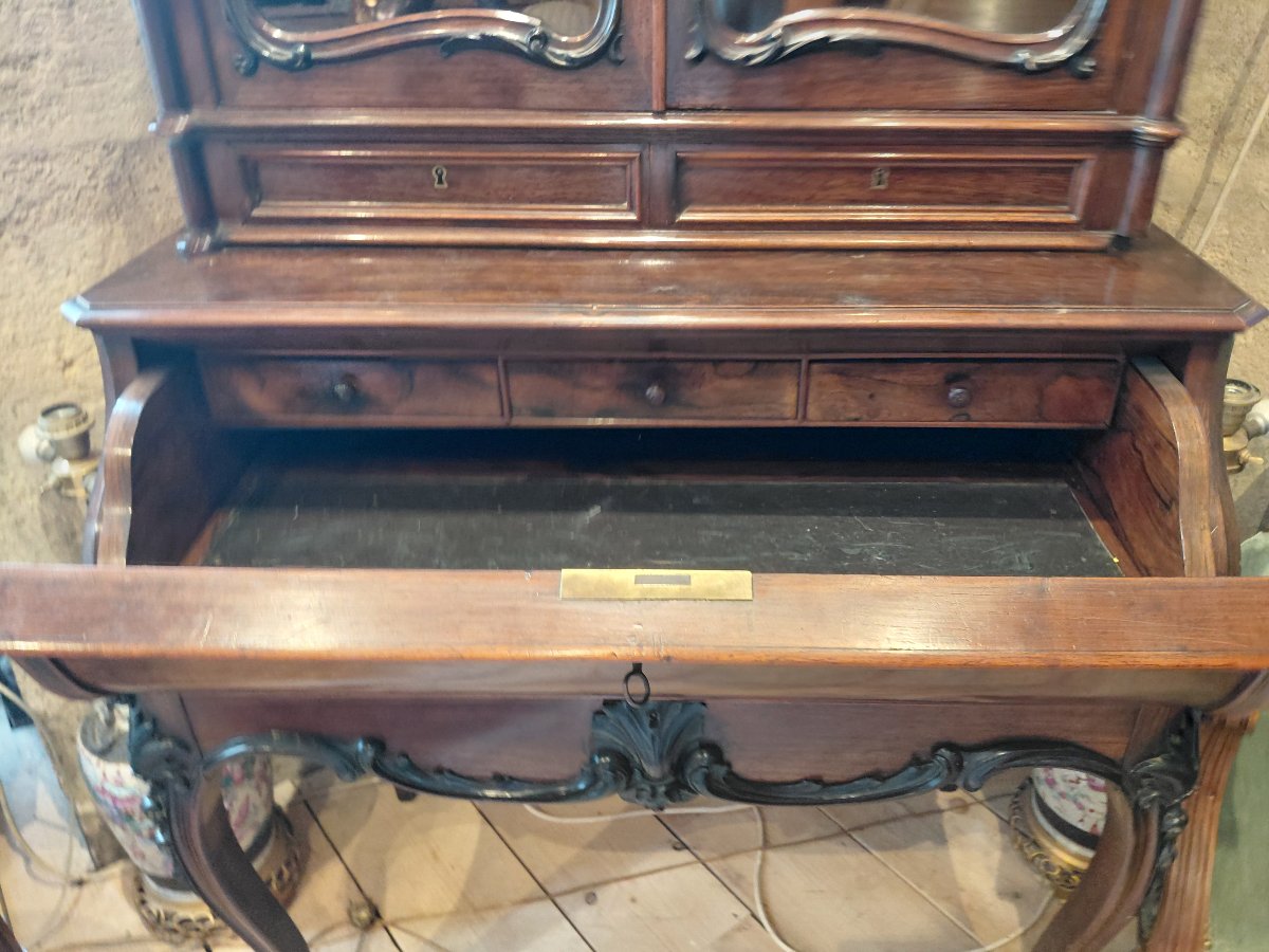 Napoleon III Rosewood Display Desk-photo-2