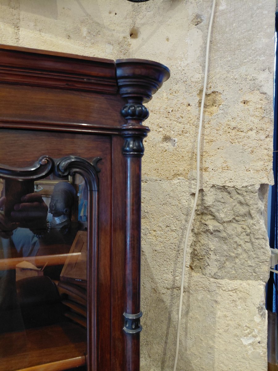 Napoleon III Rosewood Display Desk-photo-3