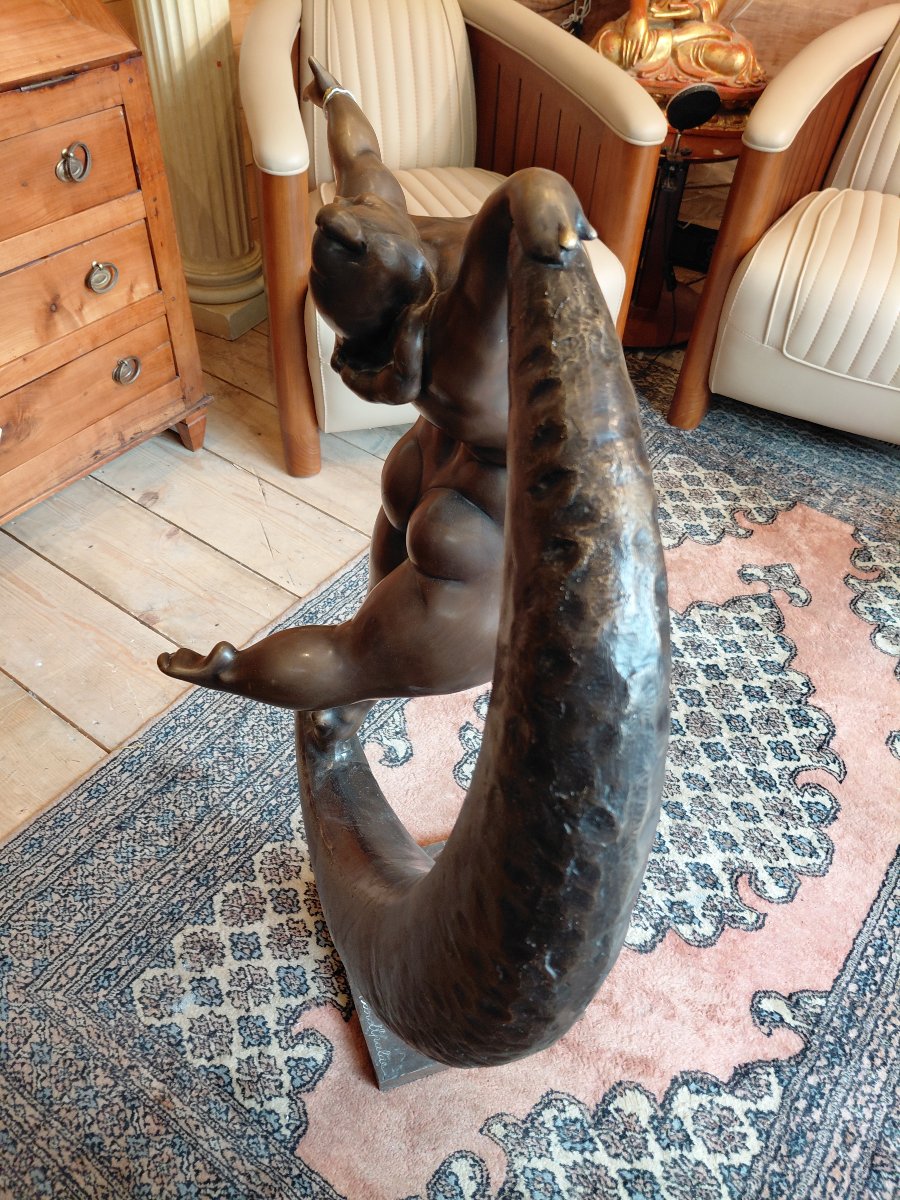 Contemporary Bronze With A Brown Patina-photo-4