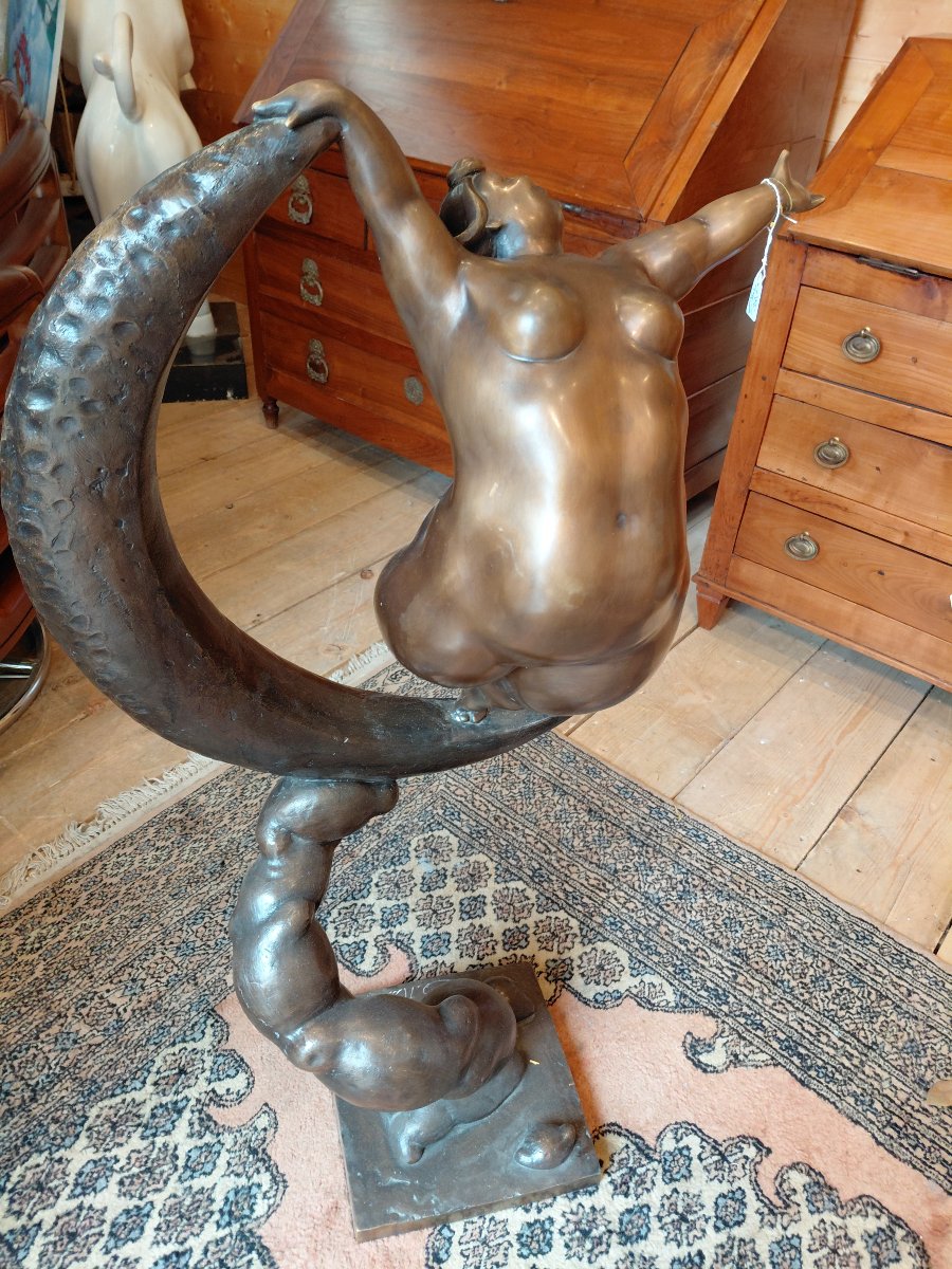Contemporary Bronze With A Brown Patina