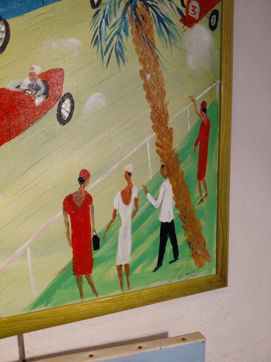 Tableaux moderne Monaco J WALLIS-photo-2