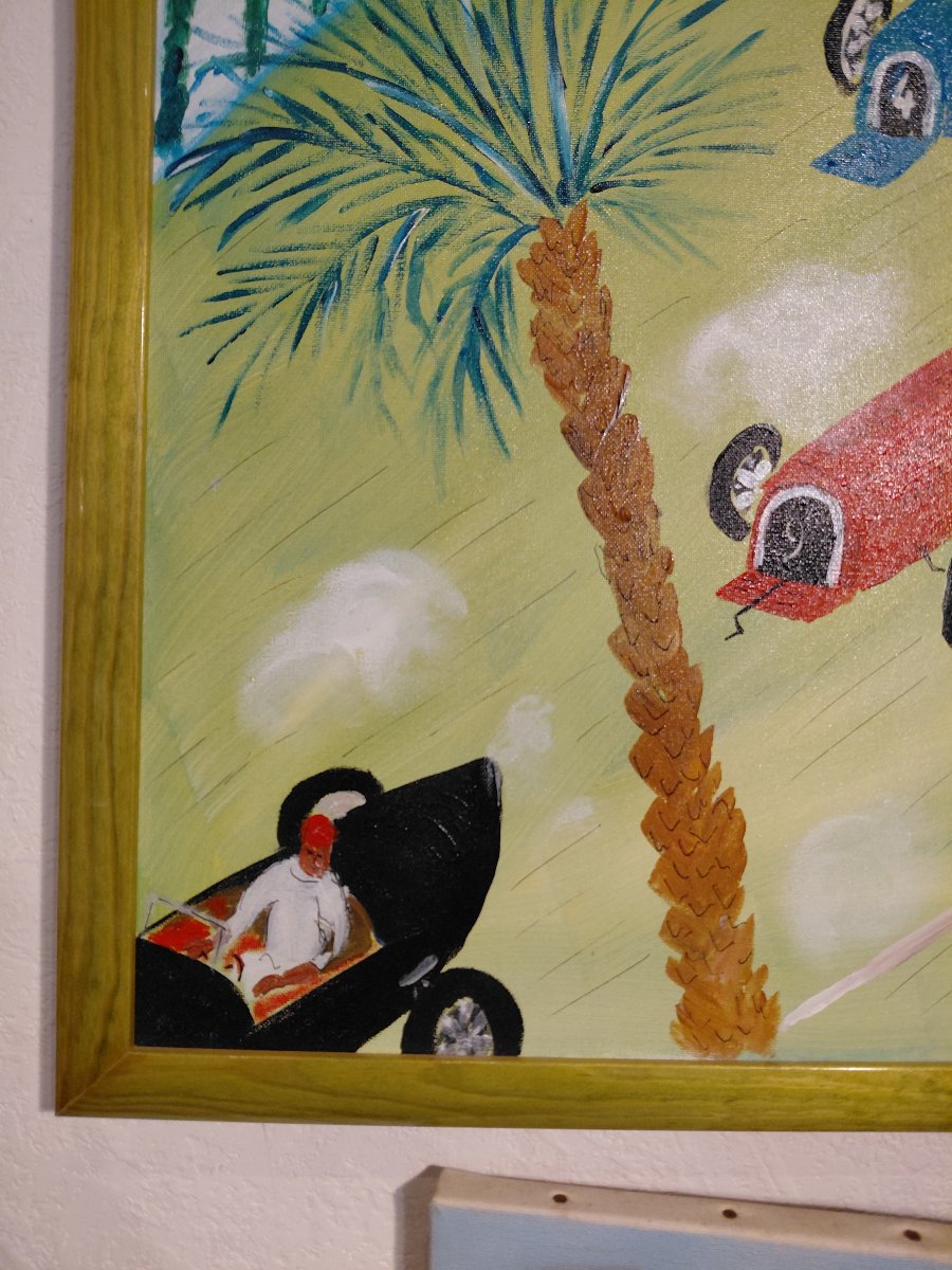 Tableaux moderne Monaco J WALLIS-photo-3