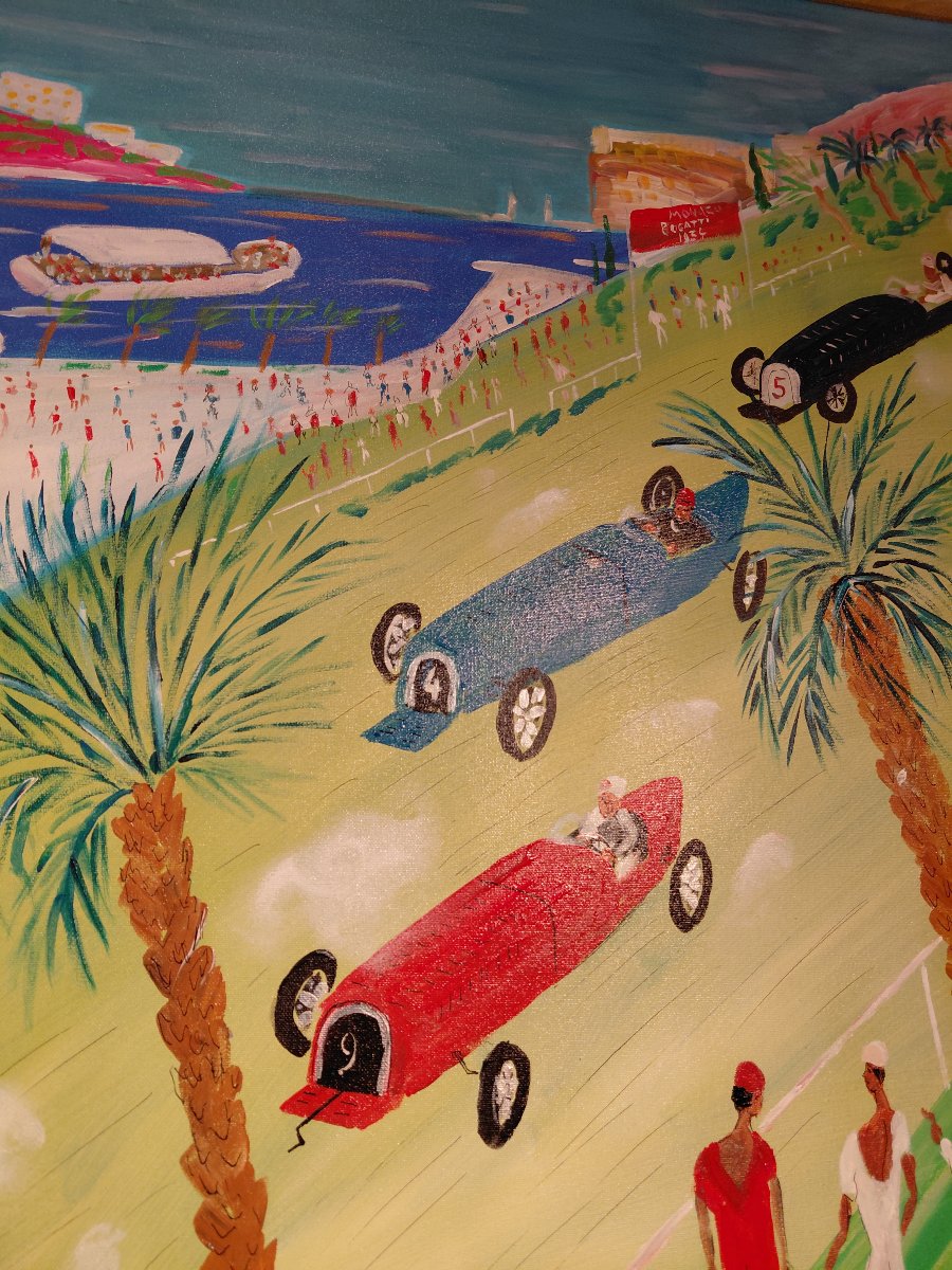 Tableaux moderne Monaco J WALLIS-photo-4