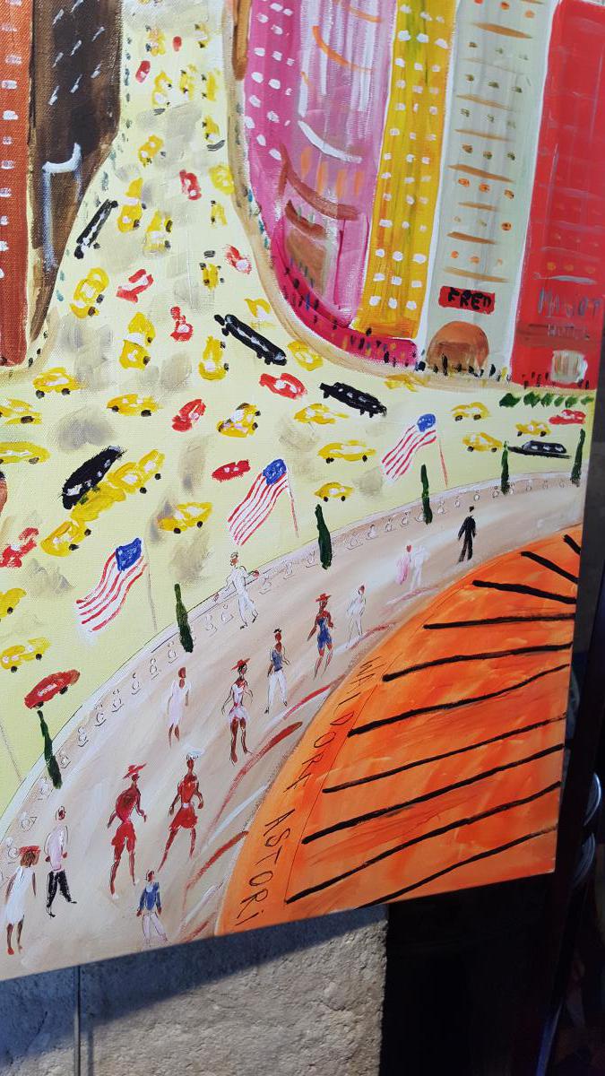 Painting Contemporary: New York View By J.wallis-photo-3