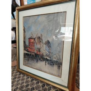 Watercolor View Of Paris Franck Will