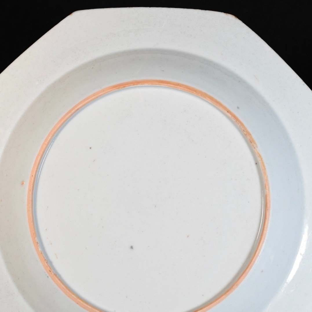 Assiette En Porcelaine Aux Armes Des Familles Gordon/Forbes - Chine XVIIIe Période Qianlong-photo-5