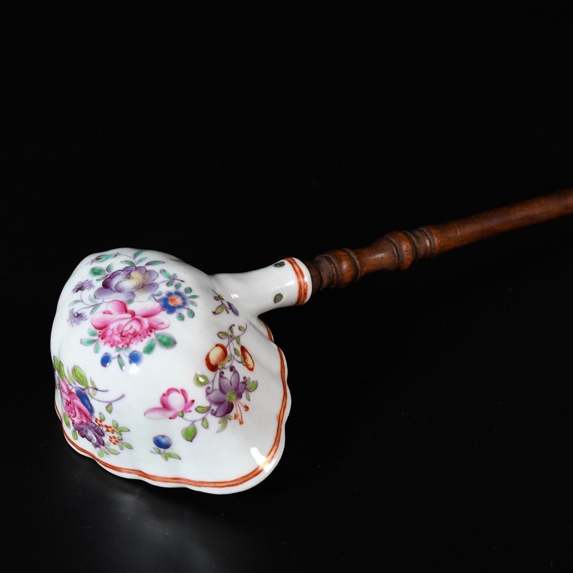 Porcelain Punch-ladle With Famille Rose Enamels - China 18th Qianlong Period-photo-4