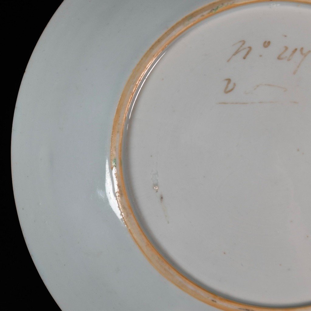 Famille Verte Enamel Plate Decorated With Characters - China 18th Kangxi Period-photo-5