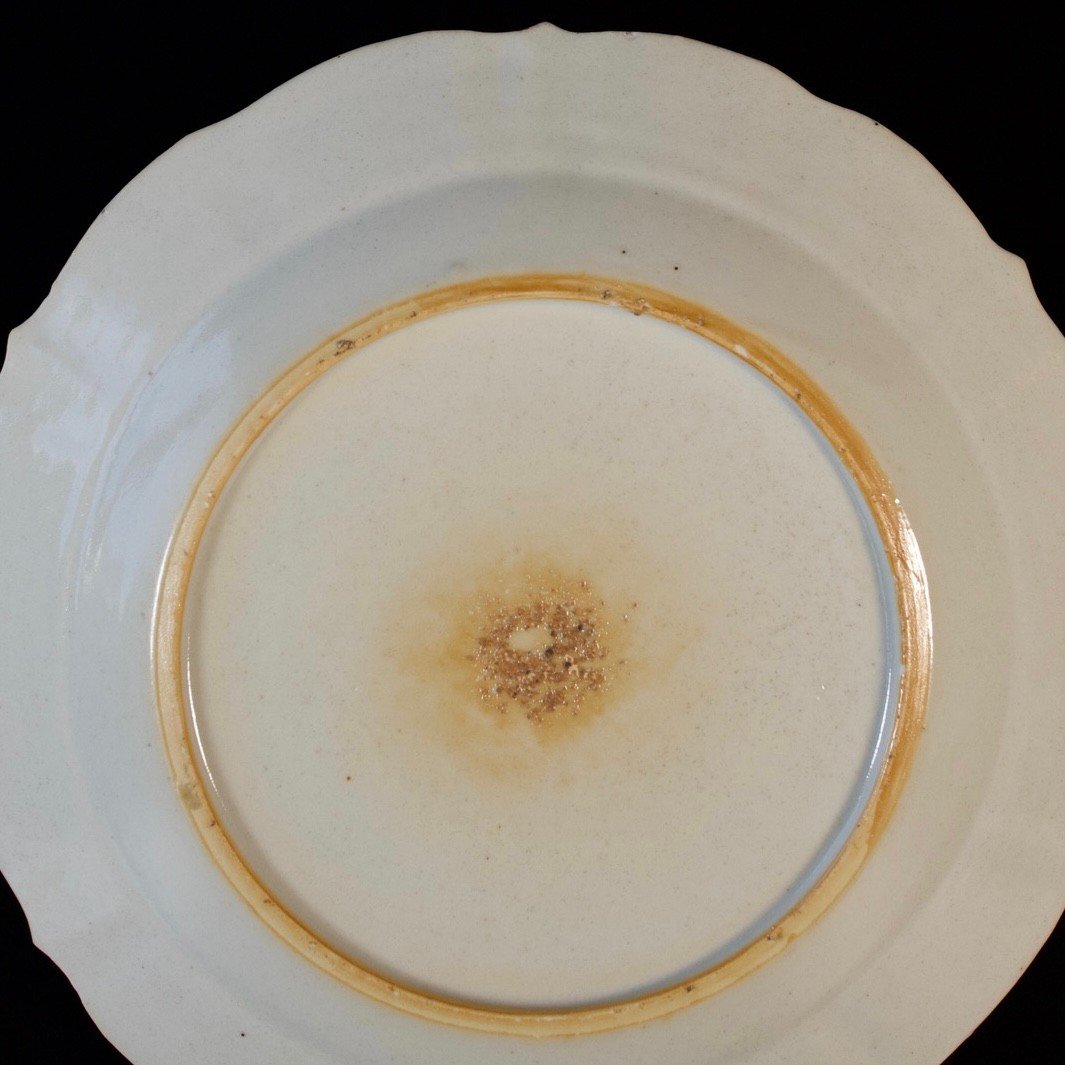 Assiette En Porcelaine Aux Armes De l'état De New York - Chine XVIIIe Période Qianlong-photo-4