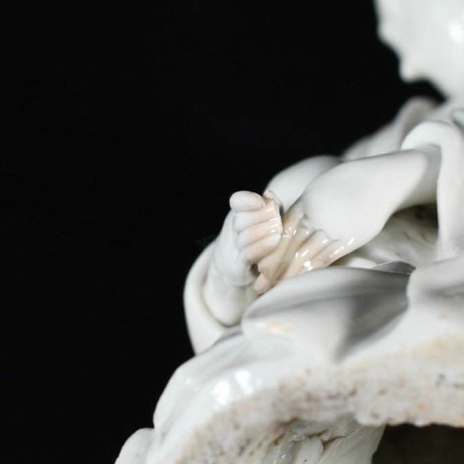 Guanyin En Porcelaine Dit "Blanc De Chine" - Chine Fin De La Dynastie Ming Dehua-photo-6
