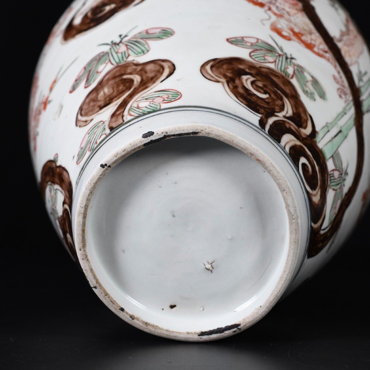 Paire De Potiches à Décor Imari d'Un Dragon - Japon Période Edo Circa 1700-1730-photo-3