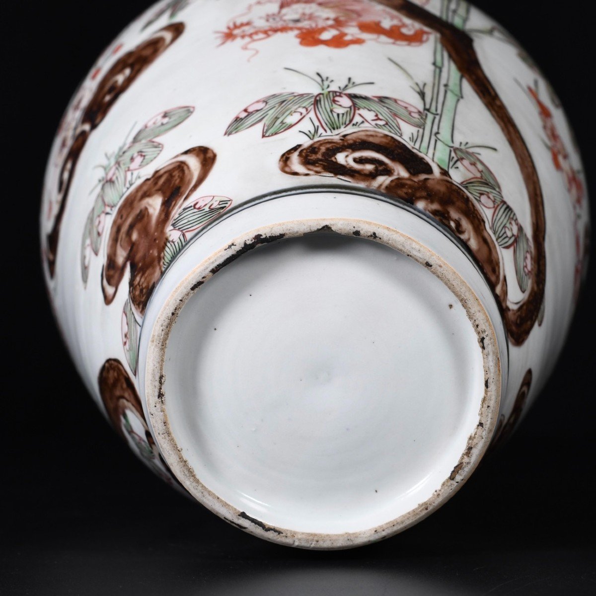 Paire De Potiches à Décor Imari d'Un Dragon - Japon Période Edo Circa 1700-1730-photo-6
