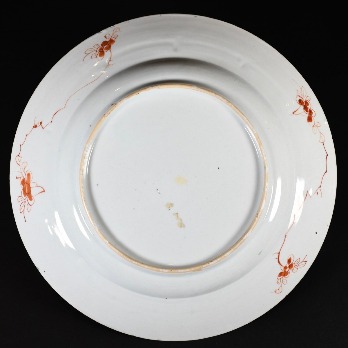 Paire De Plats Aux émaux De La Famille Verte - Chine XVIIIe Période Kangxi-photo-3