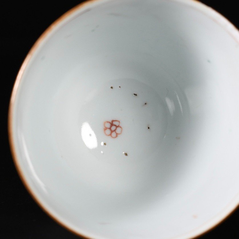 A Qilin And Phoenix Wine Cup - China 18th Century Kangxi Period-photo-3