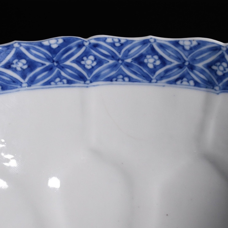 Lotus Shaped Porcelain Bowl Decorated With Immortals - China Kangxi Period-photo-8