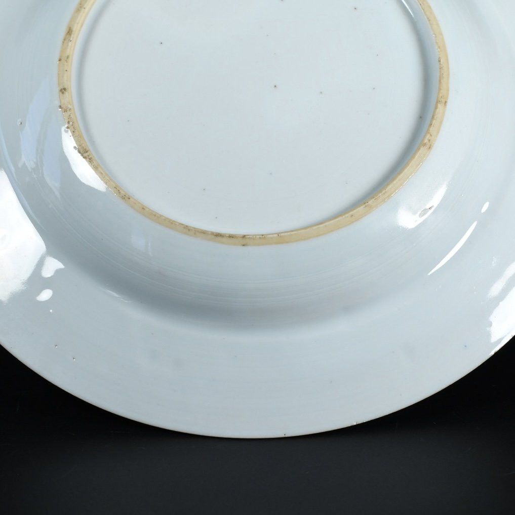 Famille Rose Plate Decorated With A Cockerel - China 18th Century, Yongzheng Period -photo-7