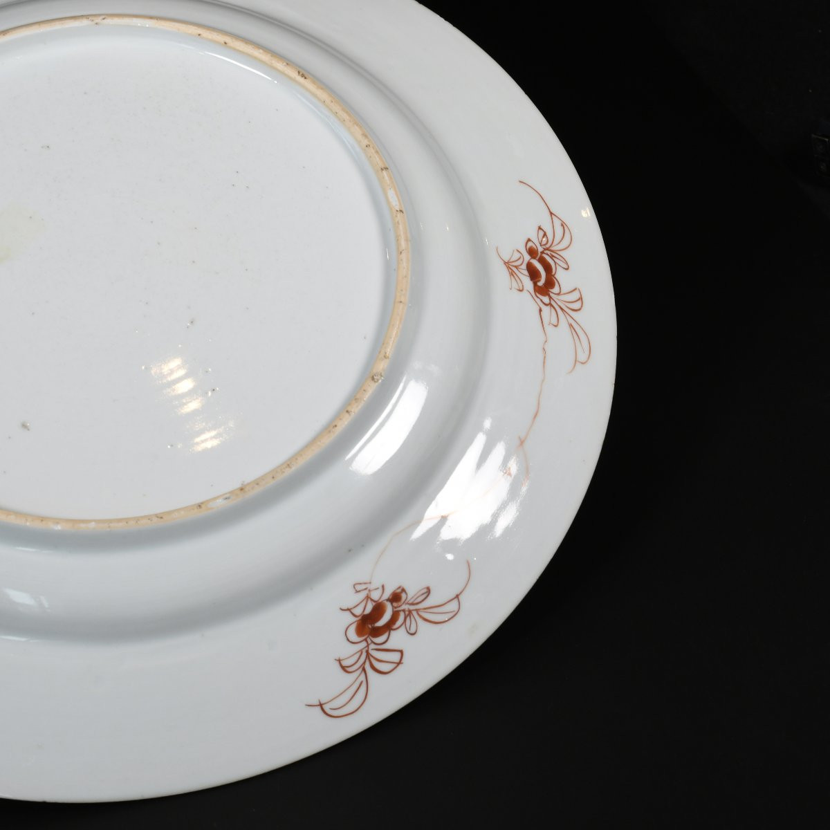 Famille Rose/verte Enamel Dish With Butterfly Decoration - China 18th Century Yongzheng Period-photo-4