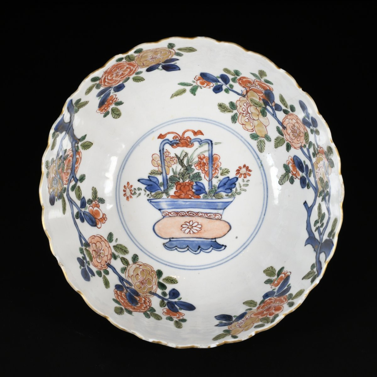 Bol aux émaux de la Famille Verte à décor de branches fleuries - Chine XVIIIE Période Kangxi-photo-2