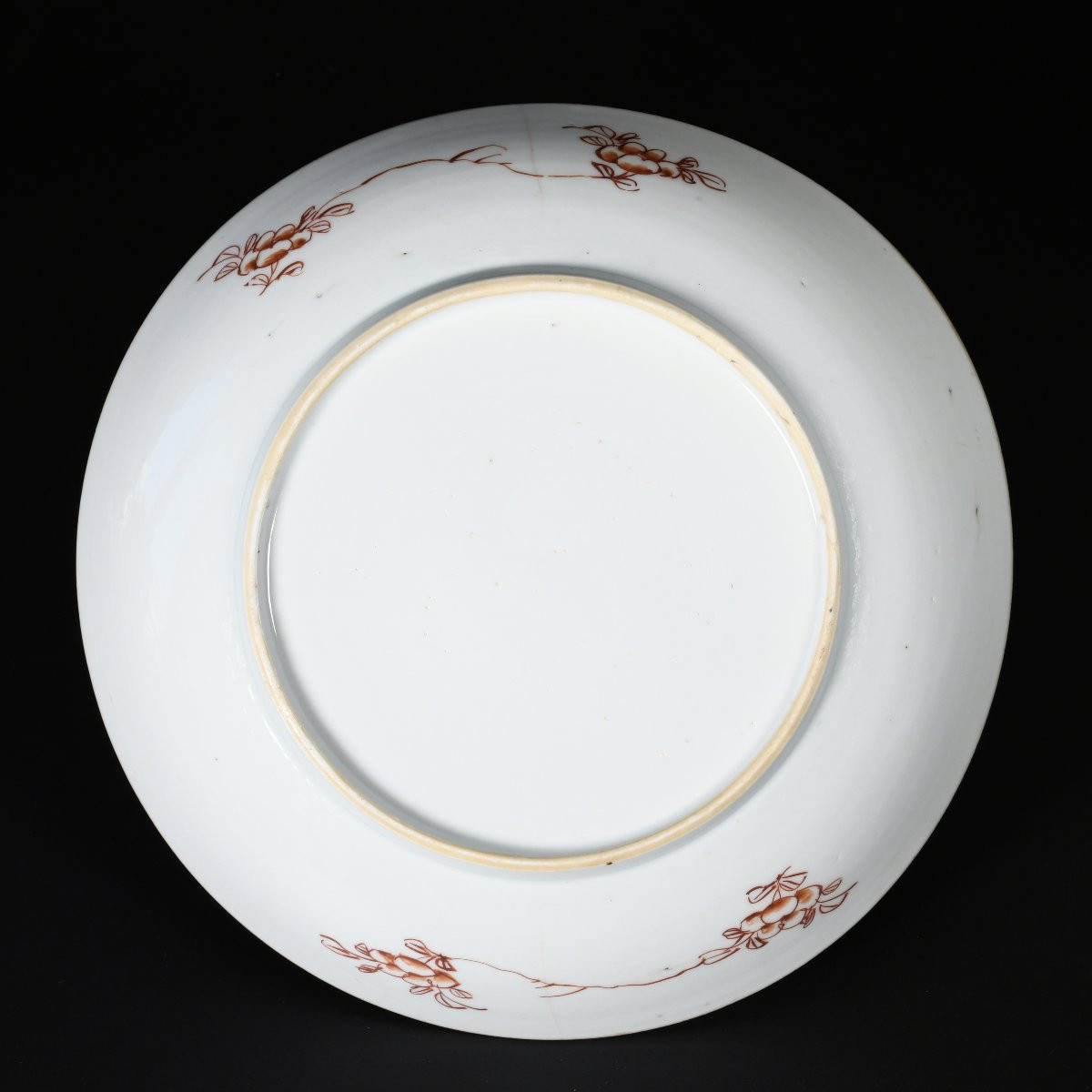 Three Famille Verte Enamel Saucers Decorated With Birds - China, 18th Century, Kangxi Period-photo-3