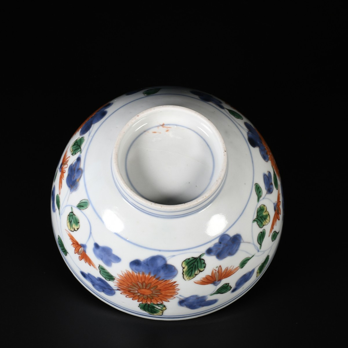 Bowl Decorated With Peonies, Chrysanthemums And Branches - Japan, Edo Period, Early 18th Century-photo-7