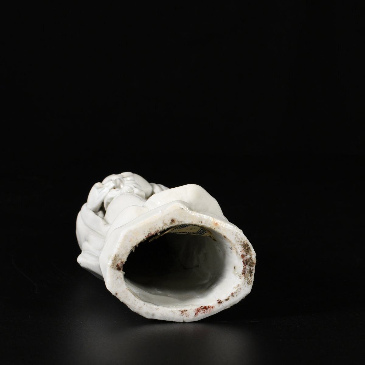 Blanc De Chine Figure Of Guanyin With A Child - China 17th Late Ming Dynasty Circa 1640-photo-4