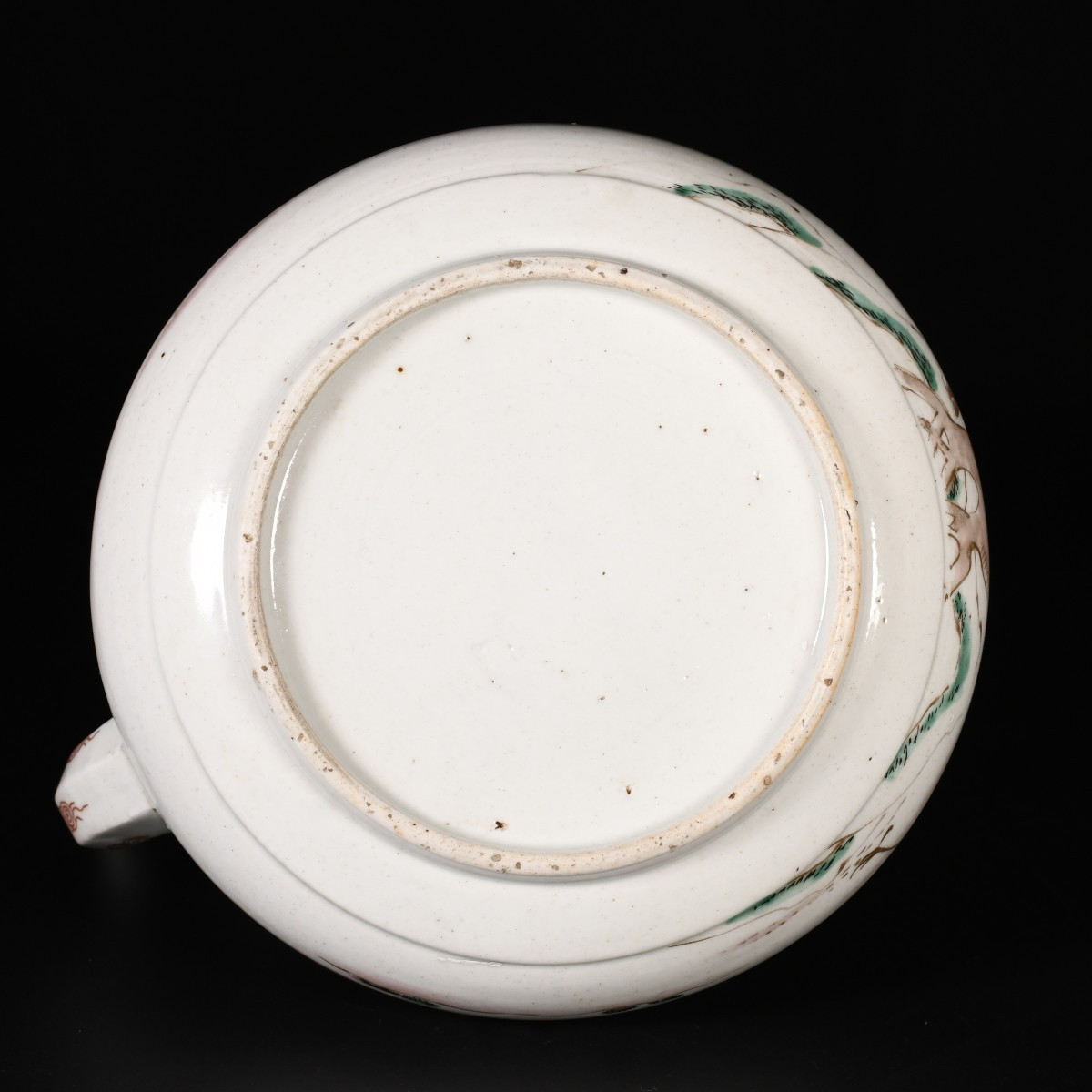 A Large Ewer Decorated With Cranes And Pine Trees - Japan, Edo Period, 18th Century-photo-4