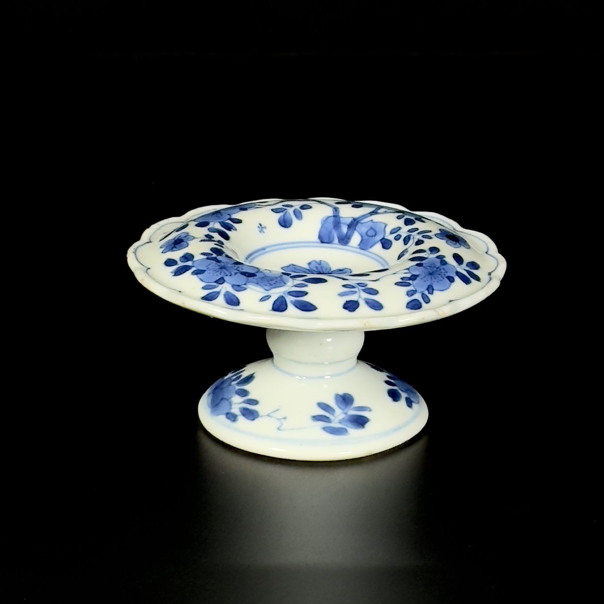 A. Blue And White Porcelain Salt Cellar - China, 18th Century, Kangxi Period